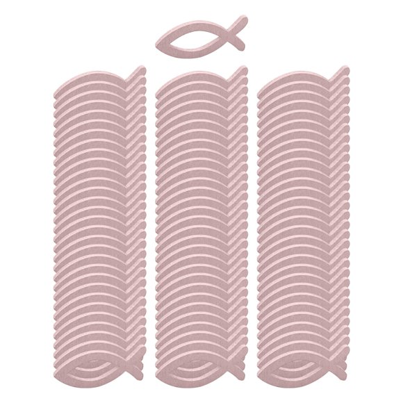 120 Piece Wood Scatter Decoration Baptism Decoration Wood Table Decoration Hollow Wooden Fish For Baptism Confirmation Decoration Party Decorations Festivals