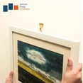 thumbnail image 4 of Picture Hang Solutions Brass Picture Hook with Nails 50-lb Capacity 100 Pieces per Pack, 4 of 4