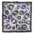thumbnail image 3 of Bimba Foulard Rectangulaire en Voile de Coton Imprimé pour Femmes, Tour de Cou et de Tête - 40 x 40 Pouces, 3 of 7