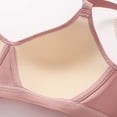 thumbnail image 6 of Hduncf Bras for Women No Underwire Soft Breathable Seamless Push Up Bralettes Full Coverage Wireless Tshirt Brassiere Pink 38, 6 of 8