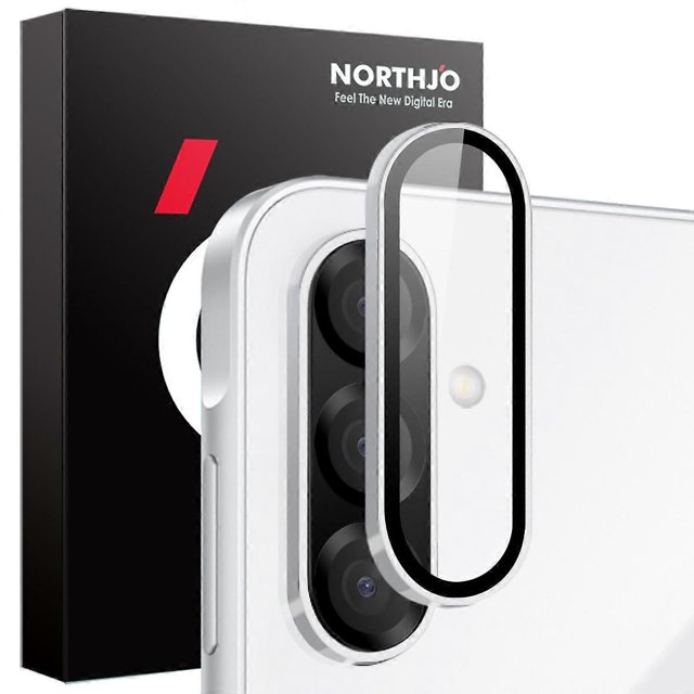 NORTHJO 1 Set For Samsung Galaxy A36 5G Tempered Glass Camera Lens Film CD Veins Metal Ring Lens Gua