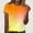 Orange, variant on asdoklhq Summer Tops for Women 2026 Crewneck Women Gradient Color Crew Neck Casual Loose T-Shirt Orange XL