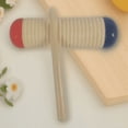 thumbnail image 4 of HONMEET 1Pack Wooden Guiro Shaker Multi Color Bamboo Material Musical Instruments for Kids Various Occasions, 4 of 6