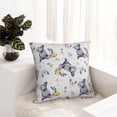 thumbnail image 6 of Pofeuu Rabbit And Butterfly Print Double-sided plush pillowcase Square Throw Pillow Covers Pillows Cover for Living Room Bedroom Sofa Couch Cushion Cover（No pillow core）-26"x26", 6 of 7