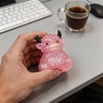 thumbnail image 6 of Cute Highland Cow Stress Ball Big Horns Fidget Toy Slow Rising Silicone Sensory Fidget for Desk Office Stress Relief Pink Gift, 6 of 6