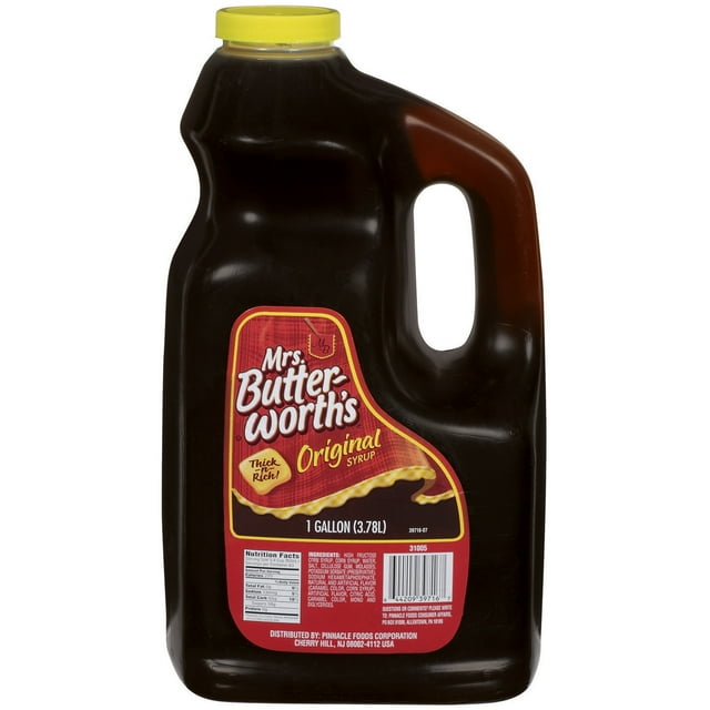 4 PACKS Mrs. Butterworth's Syrup, Original, 128 Ounce