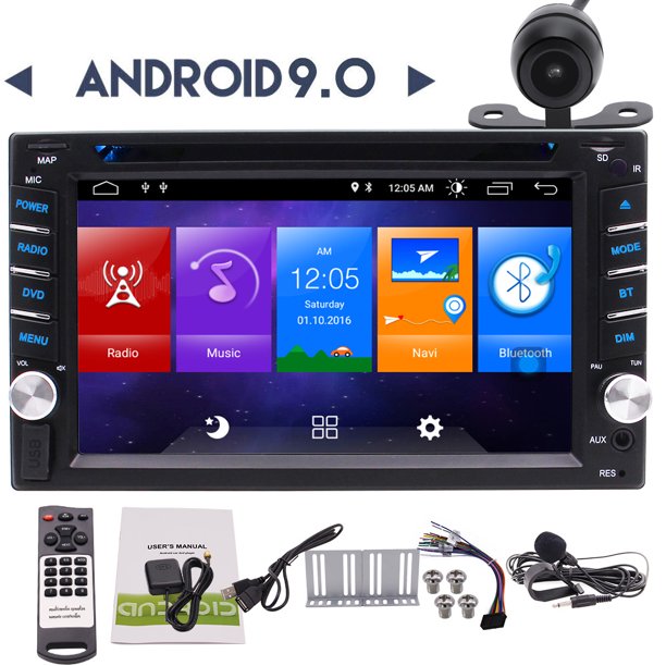 Double Din In Dash Head Unit 2GB ROM Android 9.0 System Car Stereo with