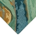 thumbnail image 2 of Liora Manne Corsica Indoor Rug 100% Wool Blue Green Hand Tufted 5x8 ft, 2 of 5