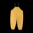 thumbnail image 4 of Waterproof Rain Bib Pants, Overalls for Toddlers and Kids Yellow 100, 4 of 4