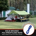 thumbnail image 5 of Uxcell 1/4 Inch 90 Feet Polypropylene Rope,Solid Braided Utility Rope for Camping,Flag Pole,Clothesline,Outdoor,Blue, 5 of 6