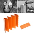 thumbnail image 3 of jinwen Camping Stove Windscreen Folding Backpacking Outdoor Stove Windshield Yellow, 3 of 9