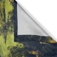thumbnail image 3 of Ambesonne Nordic Kitchen Curtains, Houses Mountains Norway View, 55"x36", Avocado Green and Dark Teal, 3 of 3