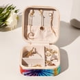 thumbnail image 6 of tie dye Travel Portable Jewelry Organizer: Square Bracelet Holder, Jewelry Display, and Box for Girls and Women, 6 of 6