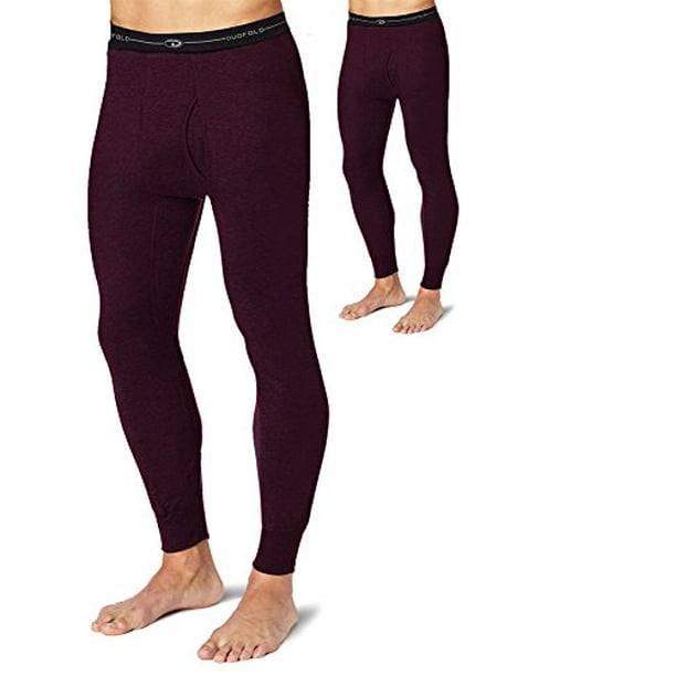 Duofold Duofold by Champion Thermals Men`s BaseLayer Underwear (Pack of 2) 2 Bordeaux Red