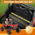 thumbnail image 6 of Farmdex 24 Volt 2 Seater Ride on Toys for Kids, Powered Ride on Cars with Remote Control, Electric UTV Car for 3-8 Boys Girls Gift w/ Bluetooth, LED Light, Music, Red, 6 of 11