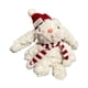 thumbnail image 4 of Llavero de peluche de conejito, regalo de cumpleaños, decorativo, de moda, bonito llavero, muñeco de peluche Raya roja blanca, 4 of 7