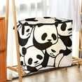 thumbnail image 4 of Heavy Duty Storage Bags Extra Large with Zipper, Collapsible Fabric Tote for Clothes, Blankets, Moving, College, 20x20x15 Inch, 4 of 5