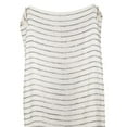 thumbnail image 2 of Natural striped throw 50"x60" - Grey, 2 of 2