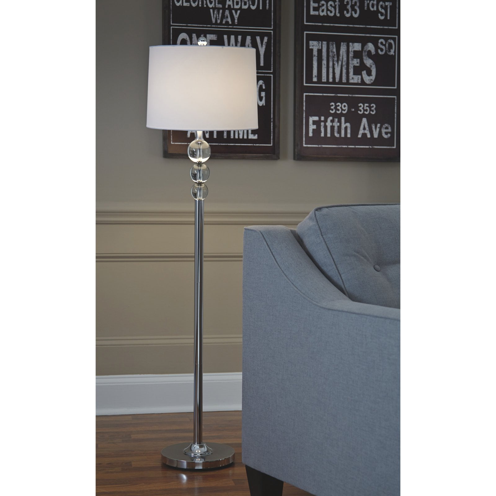 Signature Design By Ashley Joaquin Crystal Floor Lamp