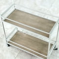 thumbnail image 4 of FirsTime & Co. Silver And Gray Francesca Bar Cart, Industrial, Metal, 30 x 13 x 32.5 in, 4 of 6