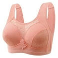 thumbnail image 2 of Hxshgdsn Wireless Bras for Womens Lightweight Wide Strap Solid Color Tops Casual Soft Outfits（Watermelon Red/XL）, 2 of 9