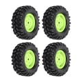thumbnail image 4 of Neumáticos de coche RC neumáticos de goma con Control remoto conducción estable 4 Uds amortiguación fuerte con tornillos tuercas para vehículos todoterreno ANGGREK Otros, 4 of 8