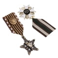 thumbnail image 1 of Collar Pin de Solapa Sunnimix 2 Piezas para Hombre Tela Punk Estilo Estrella, 1 of 8