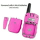 thumbnail image 4 of Kids Walkie Talkie 3-Pack, 3 Mile Long Range, with Backlit LCD Flashlight for Kids Ages 3-12, 2-Way Radio Toys for Boys and Girls, 4 of 4