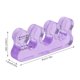 thumbnail image 2 of Separador de dedos de 2 piezas, ensanchador de dedos, uso repetido de silicona suave y duradera para evitar frotar el ensanchador de dedos de gel púrpura, 2 of 5