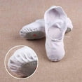 thumbnail image 3 of Chaussures de Ballet à Semelle Fendue, Bout Rond, Plates en Toile, Chaussures de Danse pour Enfants et Adultes, 3 of 4