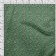 thumbnail image 4 of oneOone Cotton Poplin Green Fabric Asian Japanese Floral Craft Projects Decor Fabric Printed By The Yard 56 Inch Wide, 4 of 5