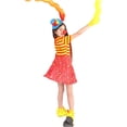thumbnail image 4 of SJLDQY Carnival Toddler Girls Clown Dress Up Colorful Dress Gloves With Hat Outfits Party Stage Performance Clothes Set, 4 of 4