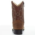 thumbnail image 4 of Old West Western Boots Boys Cushion Insole Leather Brown BSI1912, 4 of 5
