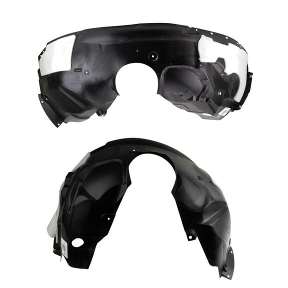 TRQ Front Inner Fender Liner Set Fits Select 2017-2018 Ford Edge FO1248192 FO1249195