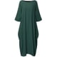 thumbnail image 4 of Vestido midi sin mangas con cuello redondo y estampado para mujer: vestido informal de fiesta para citas, poliéster, largo medio, lavable a máquina, 4 of 5