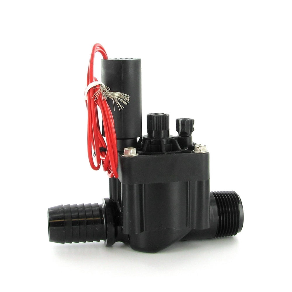 Hunter - Hunter PGV In-Line Valve with Flow Control 1 in. MPT x Barb ...