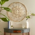 thumbnail image 2 of Zingz & Thingz Circular Fleur De Lis Symbols Wall Decoration - 25" - Beige, 2 of 5