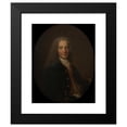 thumbnail image 2 of Nicolas de Largillière 12x14 Black Modern Framed Museum Art Print Titled - Portrait of Voltaire (1694-1778) in 1718 (1718-1724), 2 of 5