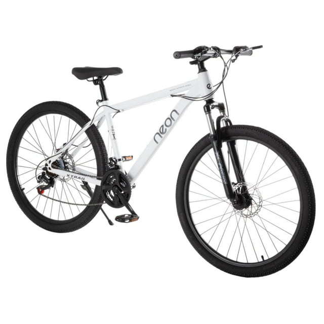 Bicicleta Neon De Montaña Rodada 26 21 Velocidades Color Blanco