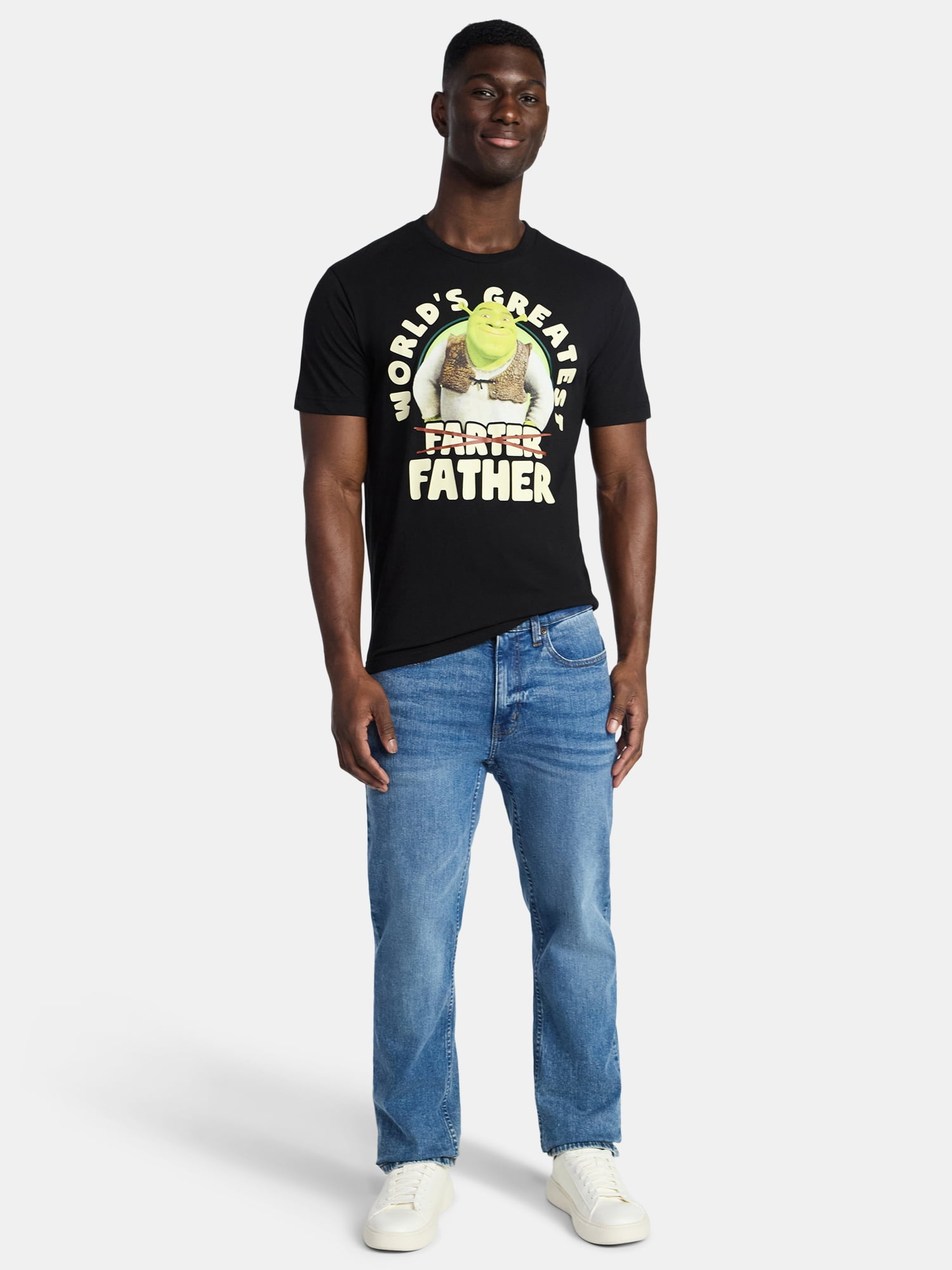 Shrek Men's and Big Men's Father's Day Graphic Tee, Sizes XS-5XL