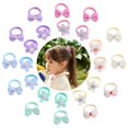 thumbnail image 4 of Papapt 24 Pcs Toddle Hair Ties for Girls Baby hair tie Cute Flower Elastic Toddler Hair Ties Candy Bow Seamless Ponytail Holders Scrunchies Little girls Hair Accessories for Thick Hair, 4 of 12