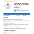 thumbnail image 2 of Front Brake Rotor - Compatible with 2010 - 2011 Kia Soul 1.6L 4-Cylinder, 2 of 2