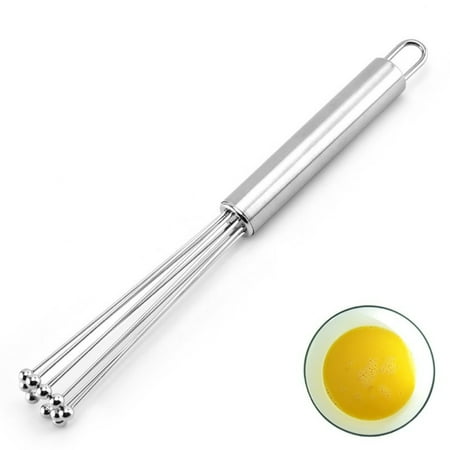 

GLFILL Kitchen Hand Holding Stainless Steel Ball Whisk Eggbeater Mixing Cooking Tools