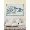 thumbnail image 4 of Marmont Hill "Mermaid Kisses 2" Painting Print on White Wood, 4 of 5