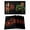 Black, variant on Red Game Controller Placemats Set of 4, Modern Art Gaming Handheld Black Placemats for Dining Table, Place Mats for Kitchen Tabletop, Waterproof Wipeable Dining Table Mats Set