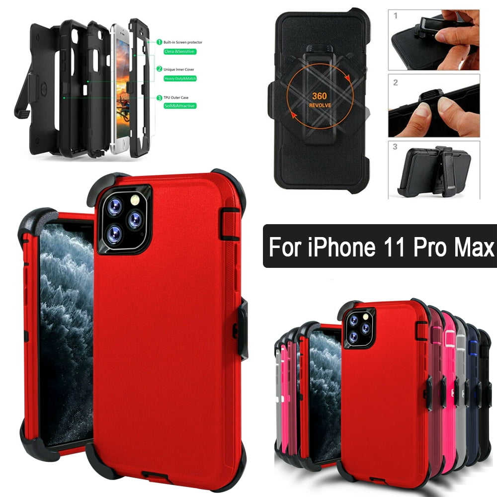 EXGREEM iPhone 11/11 PRO/11 PRO MAX Defender Case, Heavy Duty