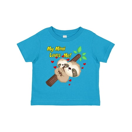 

Inktastic My Mimi Loves Me Gift Toddler Boy or Toddler Girl T-Shirt