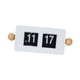 thumbnail image 2 of Reloj de mesa con giro automático, reloj con cambio de página automático, centro de mesa, decoración moderna para el hogar Blanco, 2 of 9