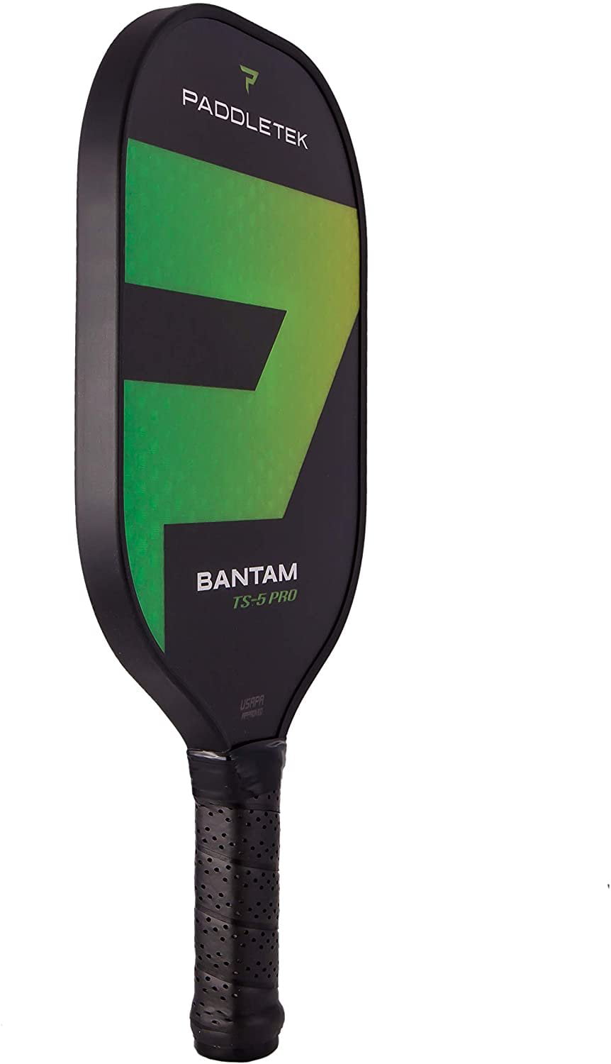 New  Paddletek Bantam TS-5 Pro Lite Pickleball Paddle 4 1/8" Grip Green Barium 