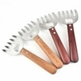 thumbnail image 4 of Hicess 2Pcs Meat Shredder Food Grade Rust-proof Metal BPA Free Meat Pork Shredder Claw BBQ Supplies for Home, 4 of 8